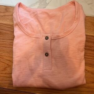 Pink Henley long sleeve